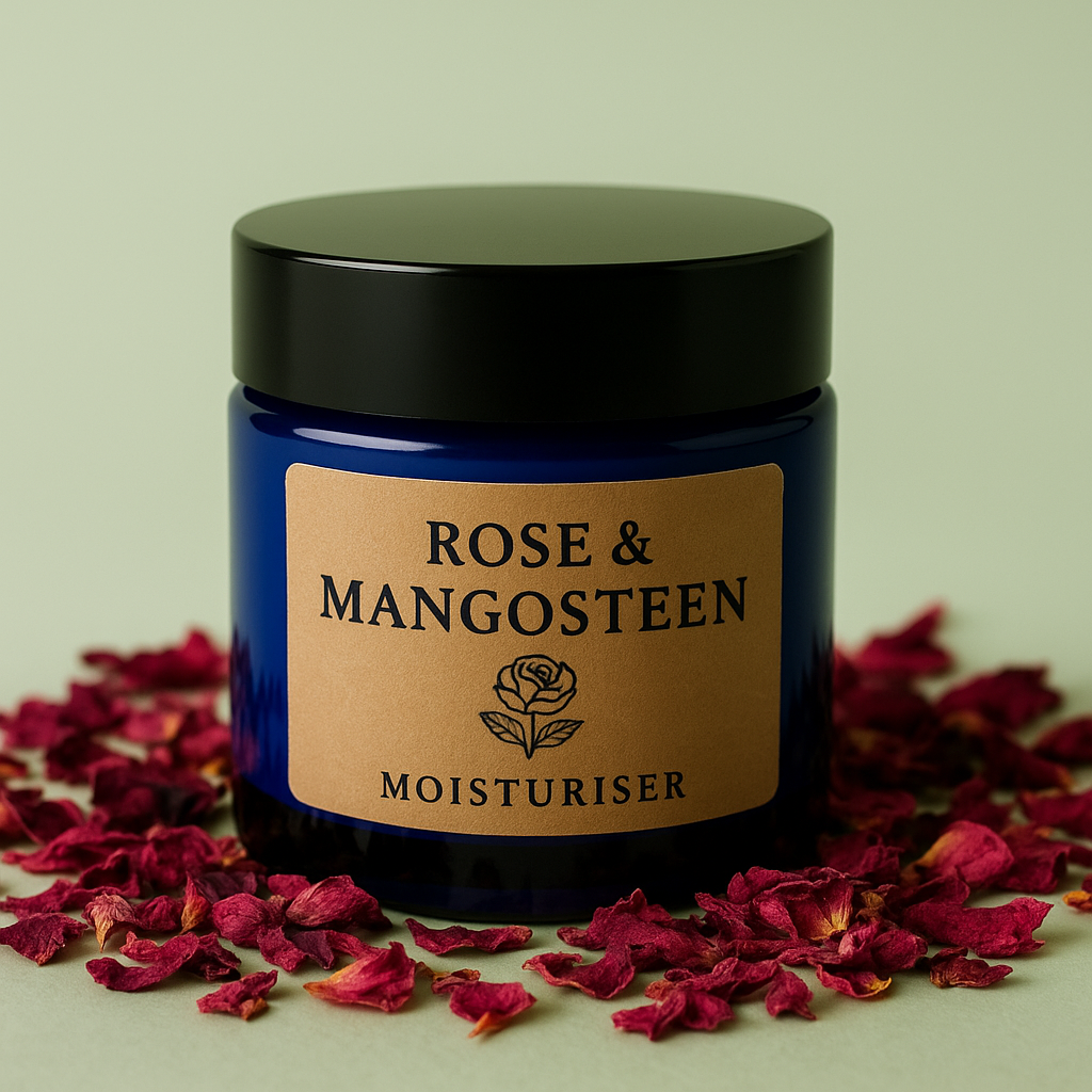 Balinesische Feuchtigkeitscreme fürs Gesicht mit Mangostan und Rose