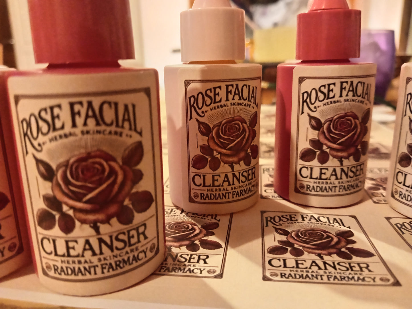 Rose Oil-to-Milk Cleanser
