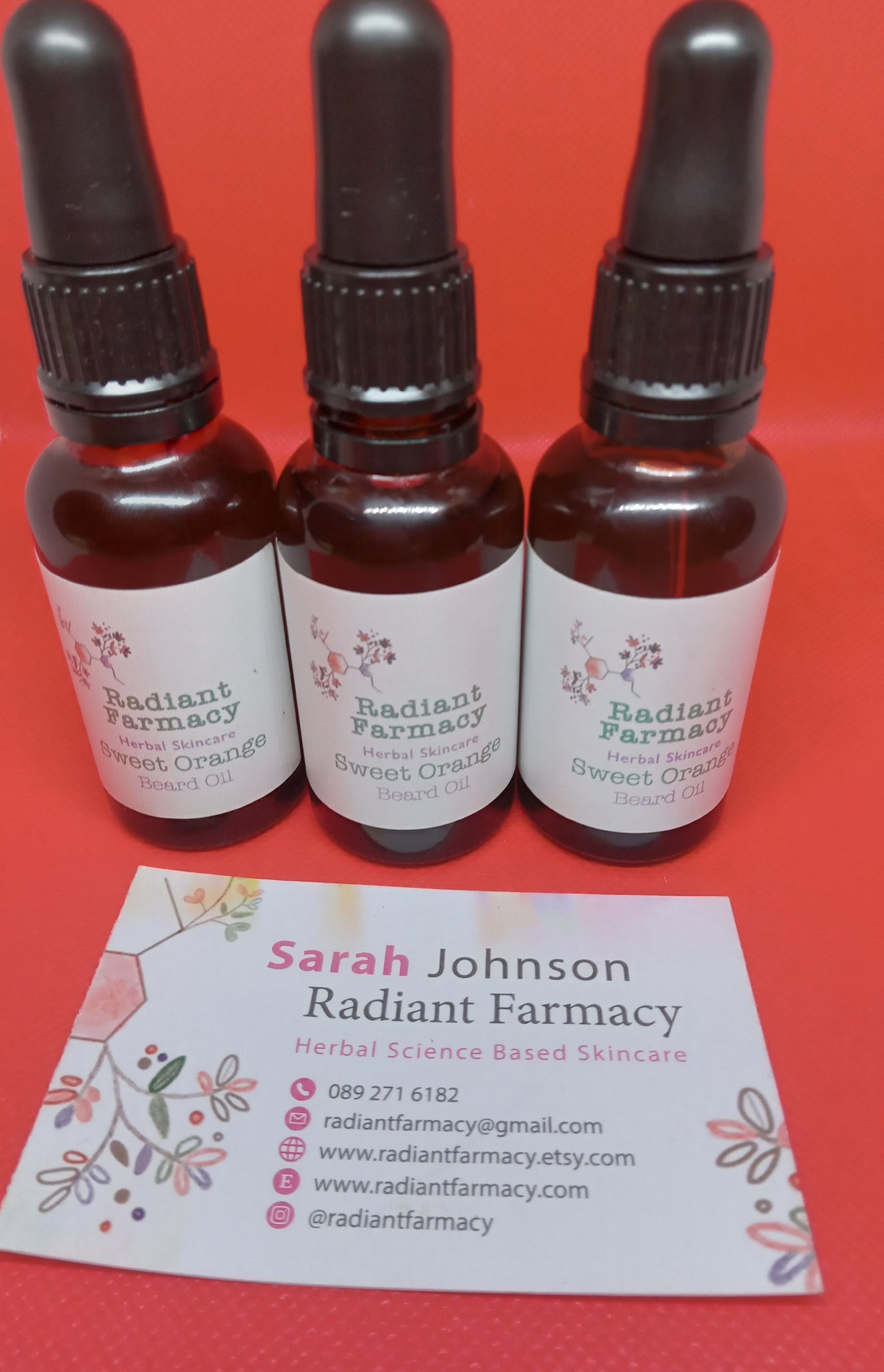 Sweet Orange & Vanilla Beard Oil